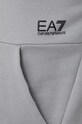 Bavlněná mikina EA7 Emporio Armani šedá 3DPM57.PJEQZ