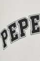 μπεζ Βαμβακερή μπλούζα Pepe Jeans Raven