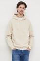Pepe Jeans hanorac de bumbac Ramsey print bej PM582558
