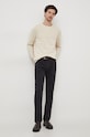 Pepe Jeans hanorac de bumbac Ray PM582559 bej SS24