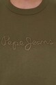 Bavlněná mikina Pepe Jeans Joe Crew PM582574 zelená