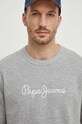 Pepe Jeans bluza bawełniana Joe Crew szary PM582574