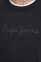 Pepe Jeans hanorac de bumbac Joe Crew PM582574 negru