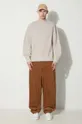 adidas Originals cotton sweatshirt Adicolor Contempo French Terry Crew beige
