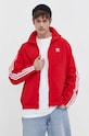 Mikina adidas Originals Adicolor Woven Firebird Track Top červená IT2495