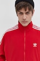 Mikina adidas Originals Adicolor Woven Firebird Track Top IT2495 červená