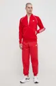 adidas Originals spodnie dresowe Adicolor Woven Firebird Track Top czerwony