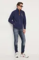 Flis pulover Polo Ralph Lauren mornarsko modra
