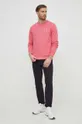 Bavlnená mikina Polo Ralph Lauren ružová