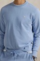 Bombažen pulover Polo Ralph Lauren modra 710916689