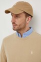 Bavlnená mikina Polo Ralph Lauren béžová 710916689