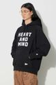 Bavlnená mikina Billionaire Boys Club Heart and Mind Popover čierna B23433