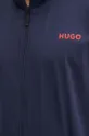 sötétkék HUGO kapucnis pulcsi otthoni viseletre