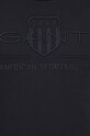Хлопковая кофта Gant 2036017. чёрный