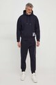 Armani Exchange bluza bawełniana 3DZMLE.ZJ4XZ granatowy SS24