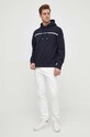 Armani Exchange bluza bawełniana 3DZMLF.ZJ4XZ granatowy SS24