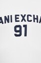 Armani Exchange hanorac de bumbac 3DZMLK.ZJ4XZ alb