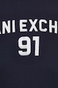 Pamučna dukserica Armani Exchange 3DZMLK.ZJ4XZ mornarsko plava