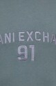 Бавовняна кофта Armani Exchange зелений 3DZMLK.ZJ4XZ