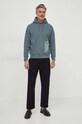 Armani Exchange bluza bawełniana 3DZMLL.ZJ4XZ zielony SS24