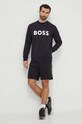 BOSS Green bluza 50510350 granatowy SS24