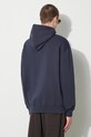 Odzież Wood Wood bluza bawełniana Cass AA Moss Embroidery Hoodie 10285606.2424 granatowy