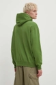 Bavlnená mikina Wood Wood Cass AA Moss Embroidery Hoodie 100 % Bavlna