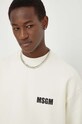 MSGM bluza bawełniana 3640MM129.247001 beżowy
