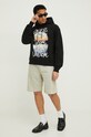 Хлопковая кофта MSGM 3640MM145.247001 чёрный SS24