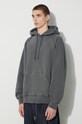 Carhartt WIP bluza bawełniana Hooded Taos Sweat I032923.654GD szary