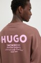 Бавовняна кофта Hugo Blue коричневий 50510732