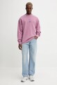 Hugo Blue bluza bawełniana 50522359 różowy AA00