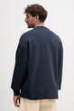 Bavlnená mikina Hugo Blue 50522359 tmavomodrá SS25