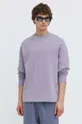 vijolična Bombažen pulover Hugo Blue