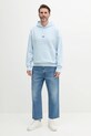 Hugo Blue bluza bawełniana 50522374 niebieski SS25
