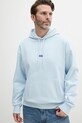 Hugo Blue bluza bawełniana niebieski 50522374