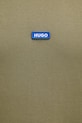 Hugo Blue bluza bawełniana zielony 50522374