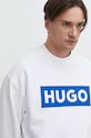 Bavlnená mikina Hugo Blue biela 50522375