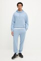 Hugo Blue pamut melegítőfelső 50522381 kék AW25