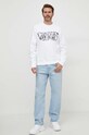 Versace Jeans Couture bluza bawełniana 76GAIE03.CF00E biały SS24