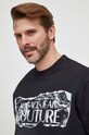 Bavlněná mikina Versace Jeans Couture černá 76GAIE03.CF00E