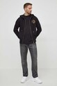 Versace Jeans Couture bluza bawełniana 76GAIT02.CF01T czarny SS24
