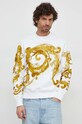 Odzież Versace Jeans Couture bluza bawełniana 76GAI3RW.FS141 beżowy