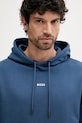 Oblečení Bavlněná mikina BOSS Orange 50514530 modrá