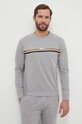 BOSS pamut hosszúujjú pamut szürke 50515159