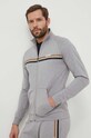BOSS bluza bawełniana nadruk szary 50515160
