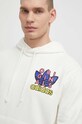 adidas Originals hanorac de bumbac bej IS2916