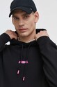 Bavlněná mikina HUGO černá 50509979