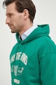Bavlněná mikina United Colors of Benetton zelená 3L0XU201E