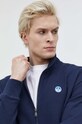 North Sails felpa in cotone blu navy 691221